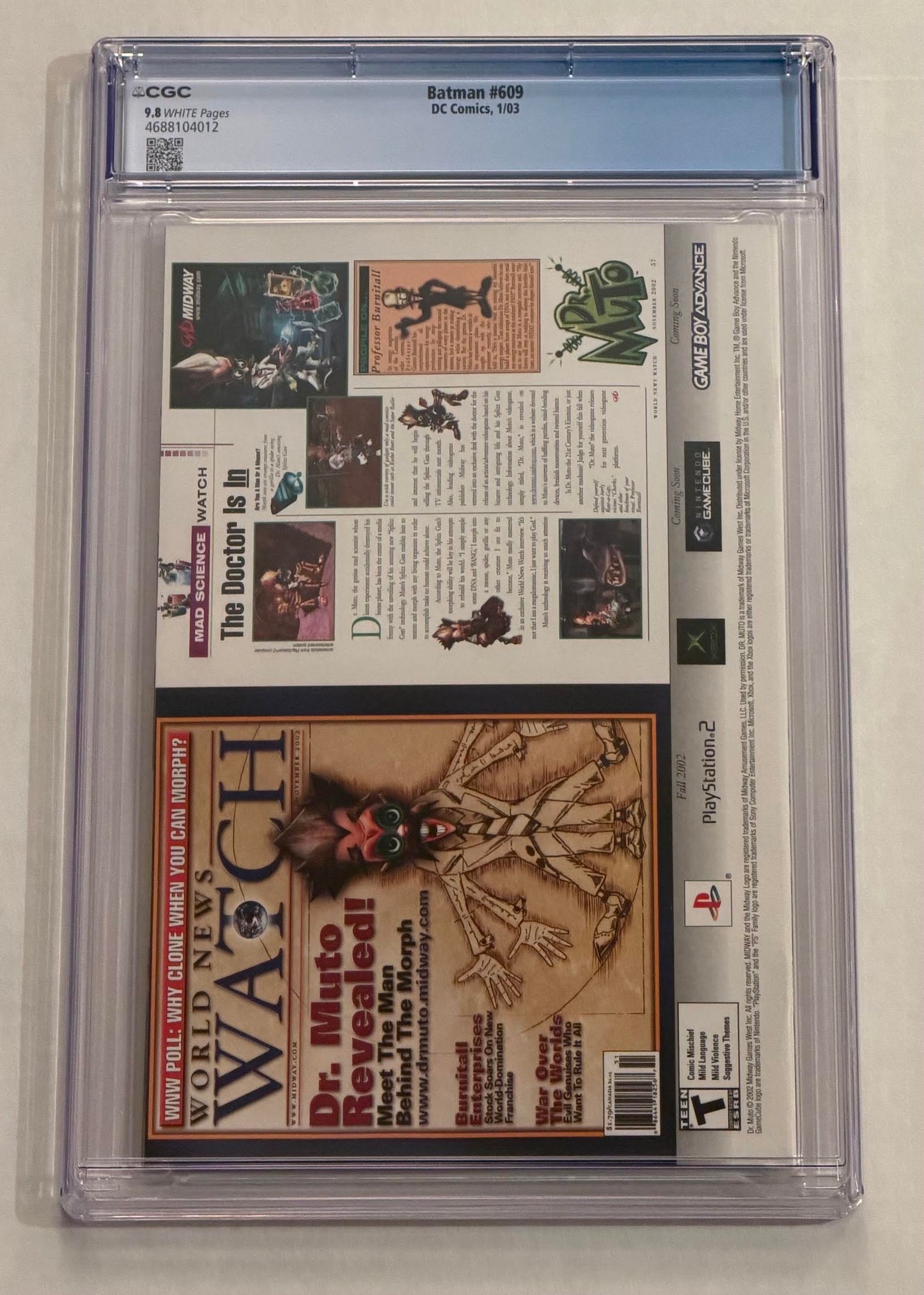 Batman # 609 CGC 9.8