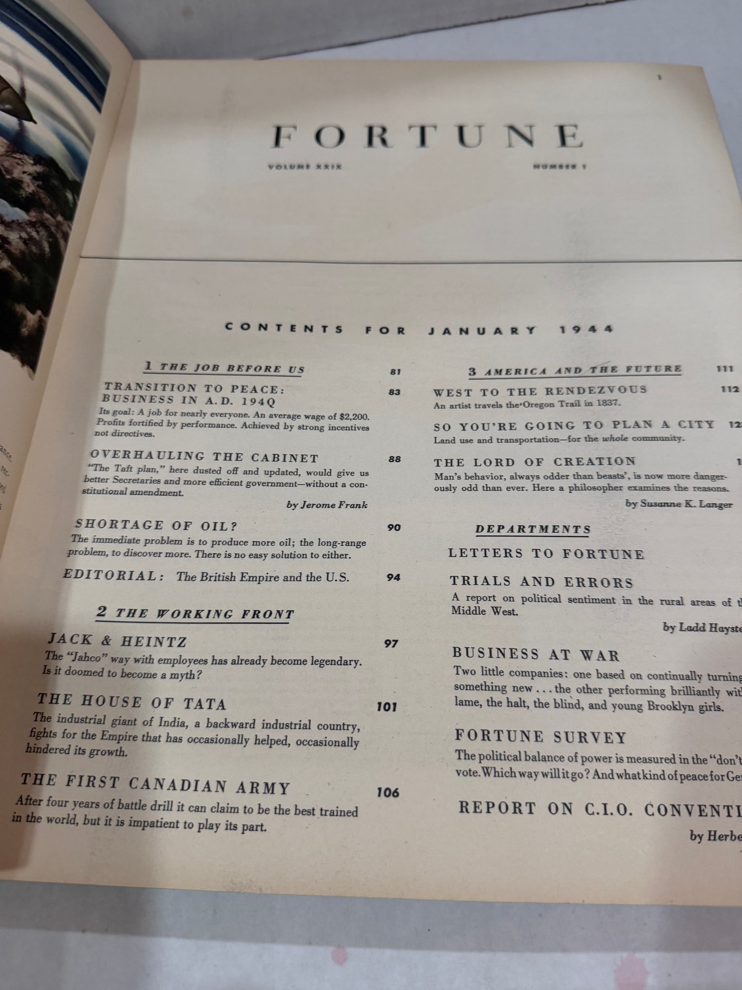 Fortune January 1944