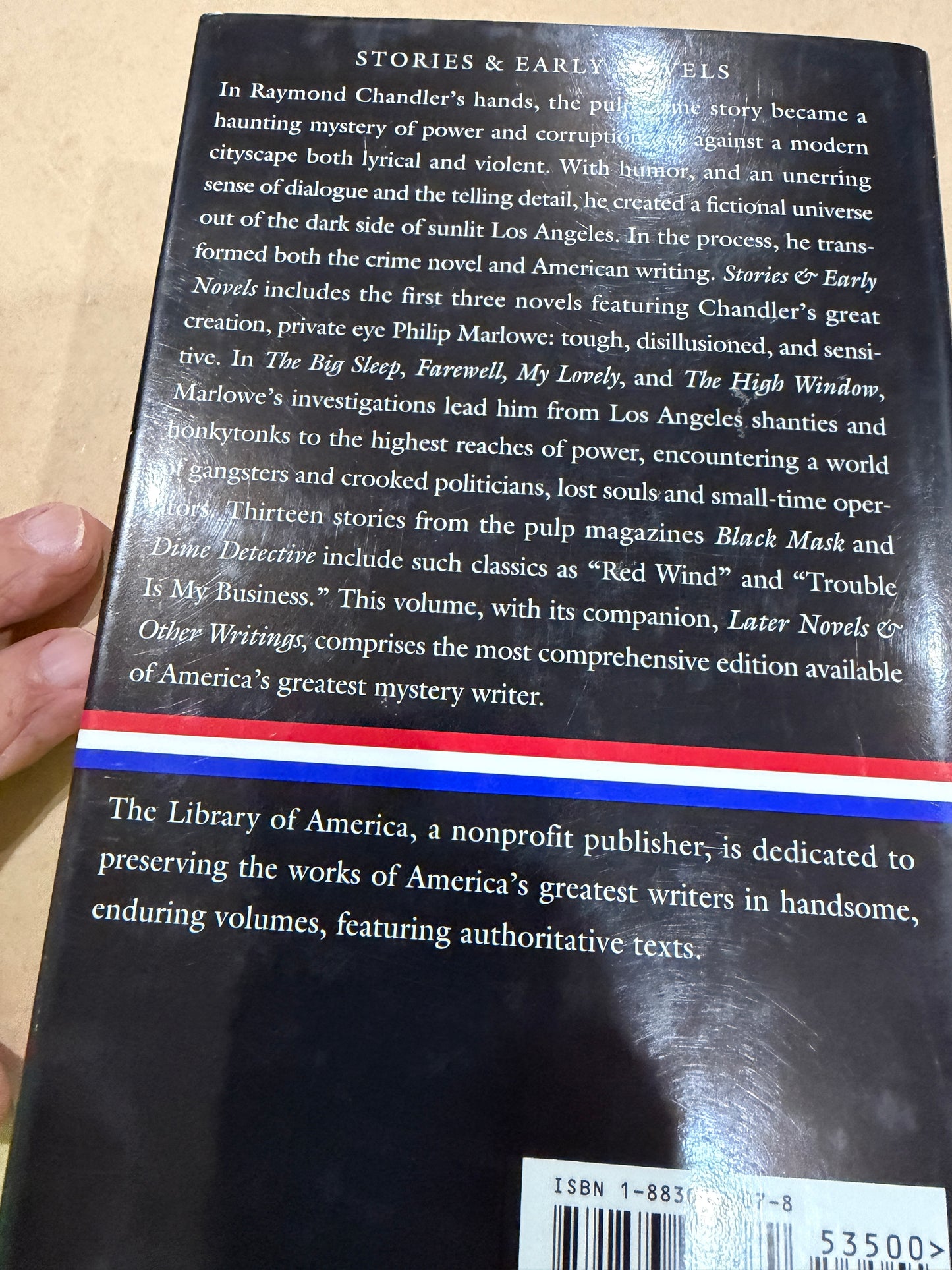 Chandler: Stories and early novels