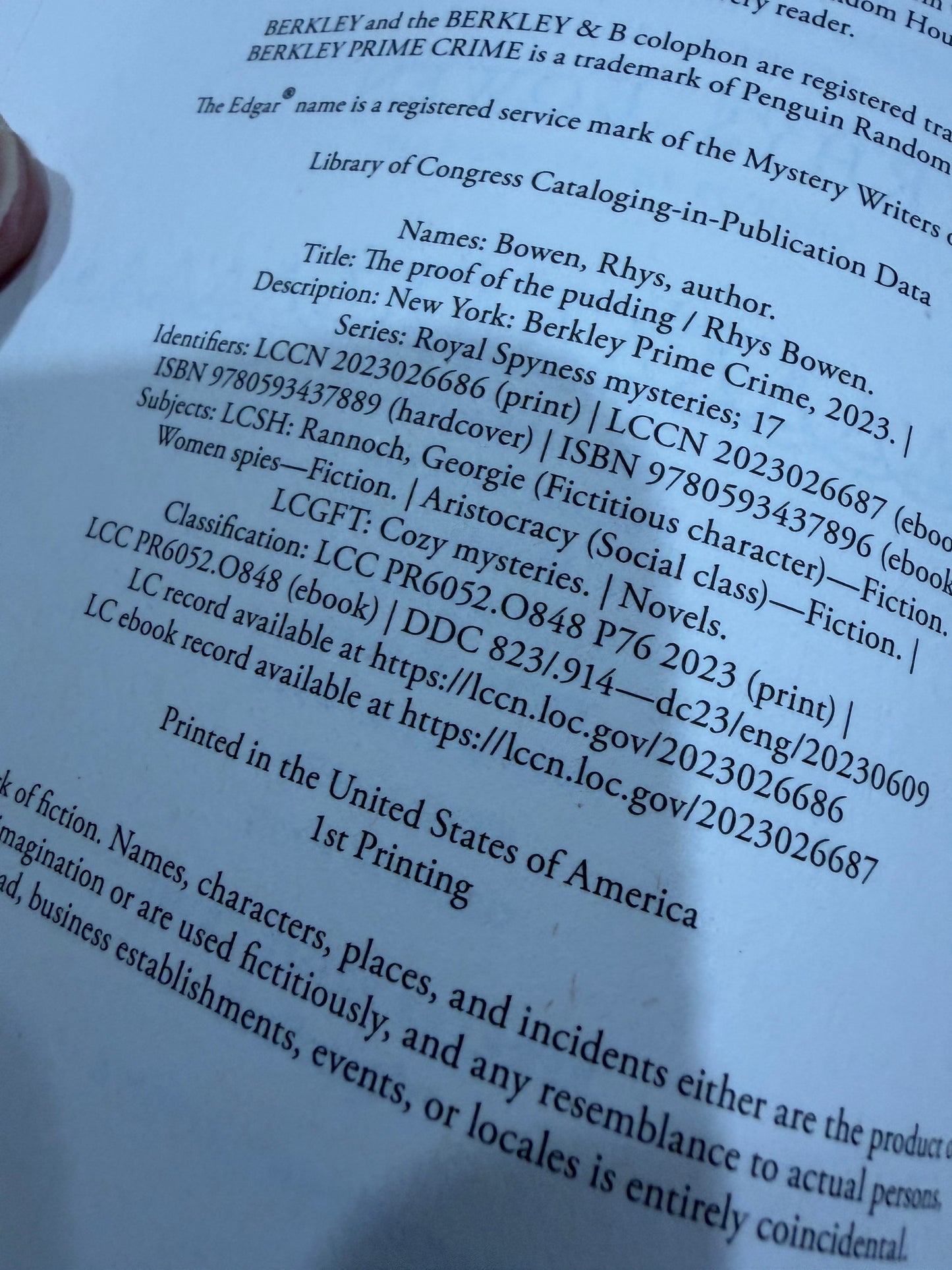The Proof of the Pudding