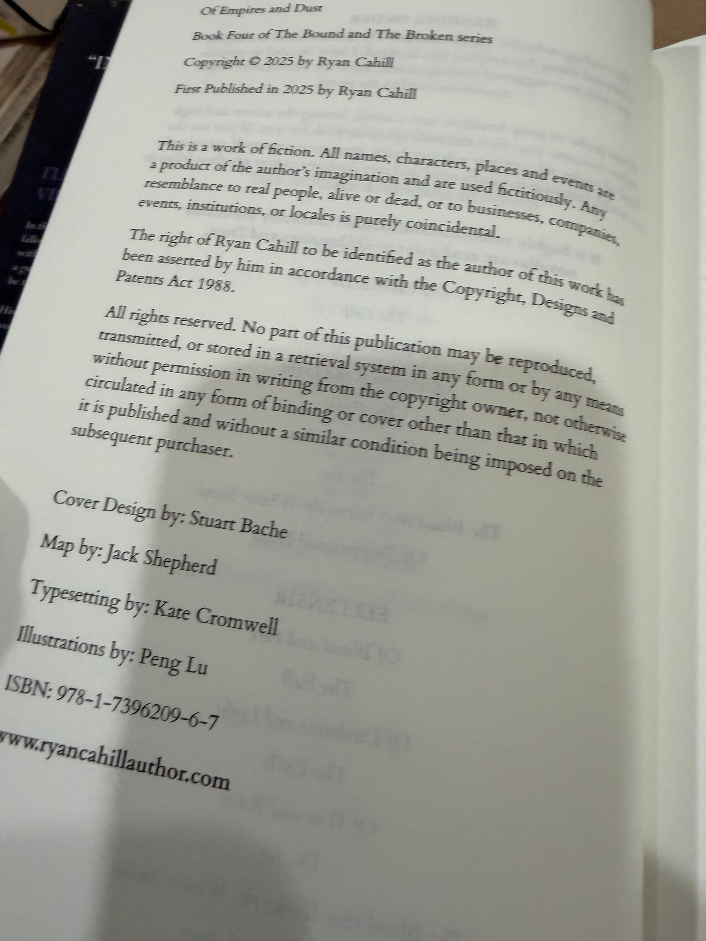 Of Empires and Dust (final indie published edition)