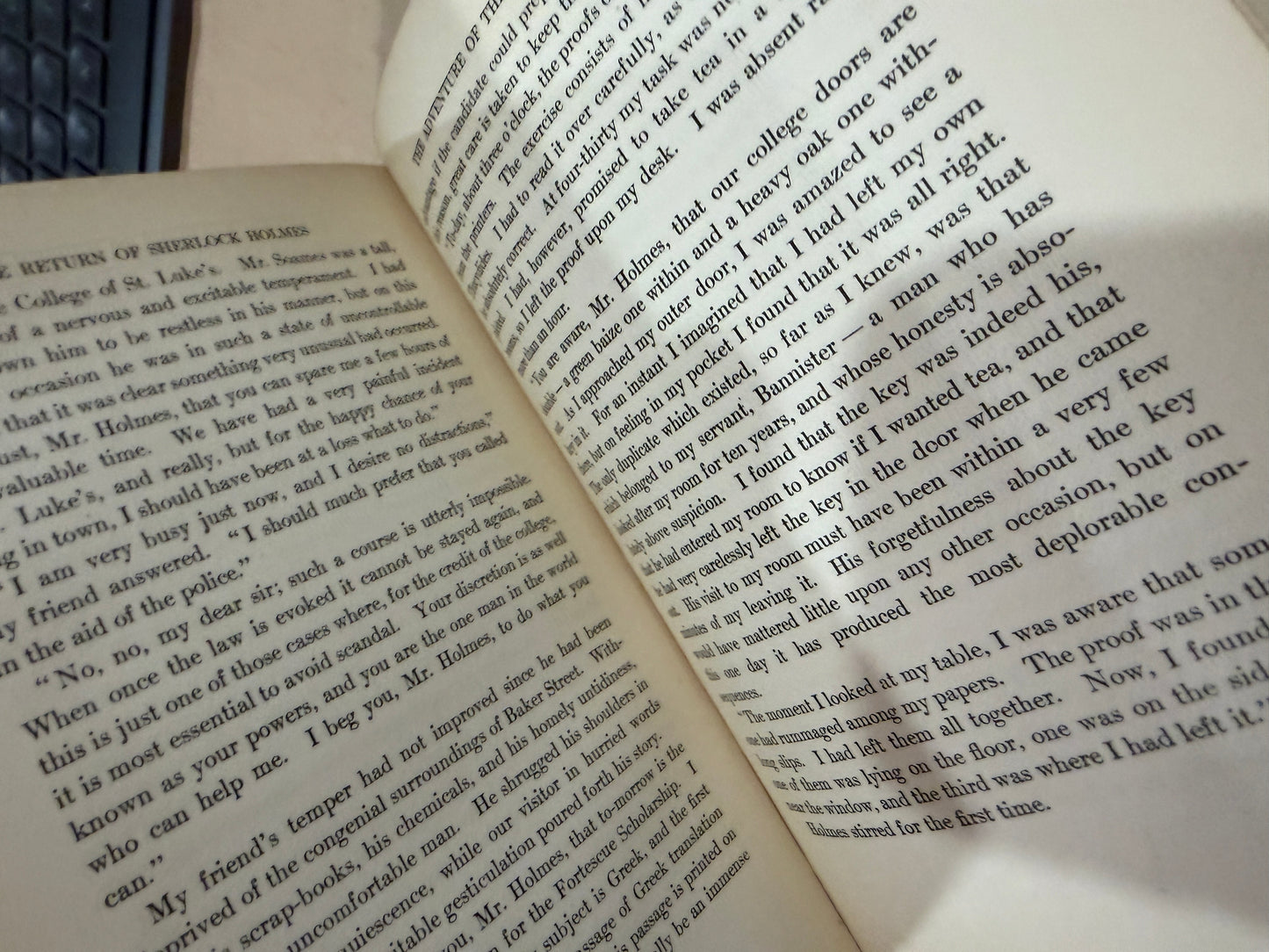 The Return of Sherlock Holmes ( 1st us edition)