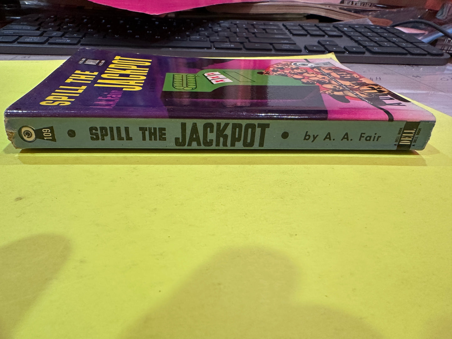 Spill the Jackpot by A.A. Fair DELL MAPBACK Fine