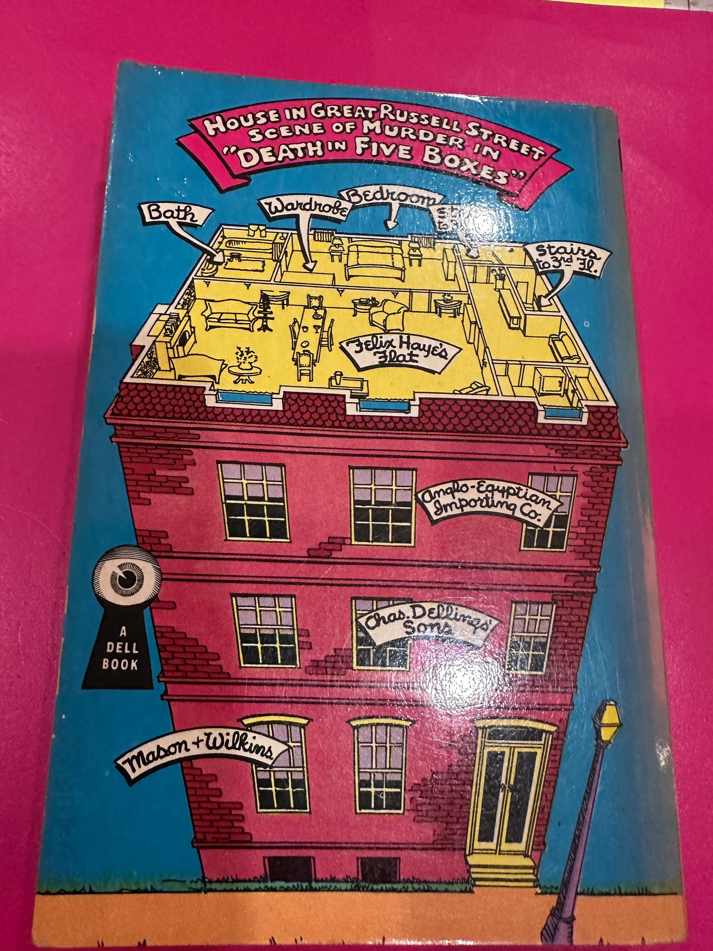 Death in Five Boxes by Carter Dickson DELL MAPBACK