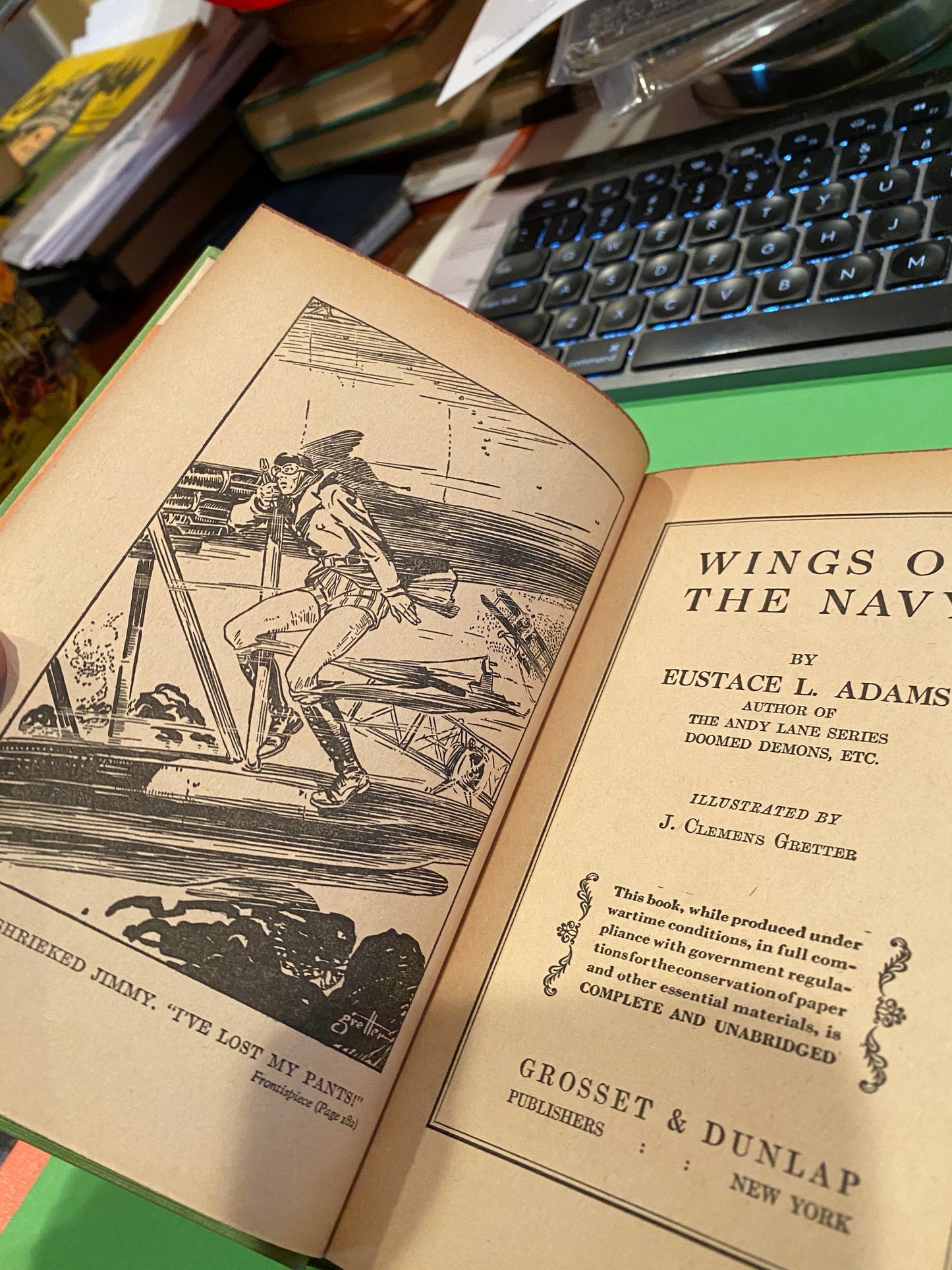 WINGS OF THE NAVY by Eustace L Adams