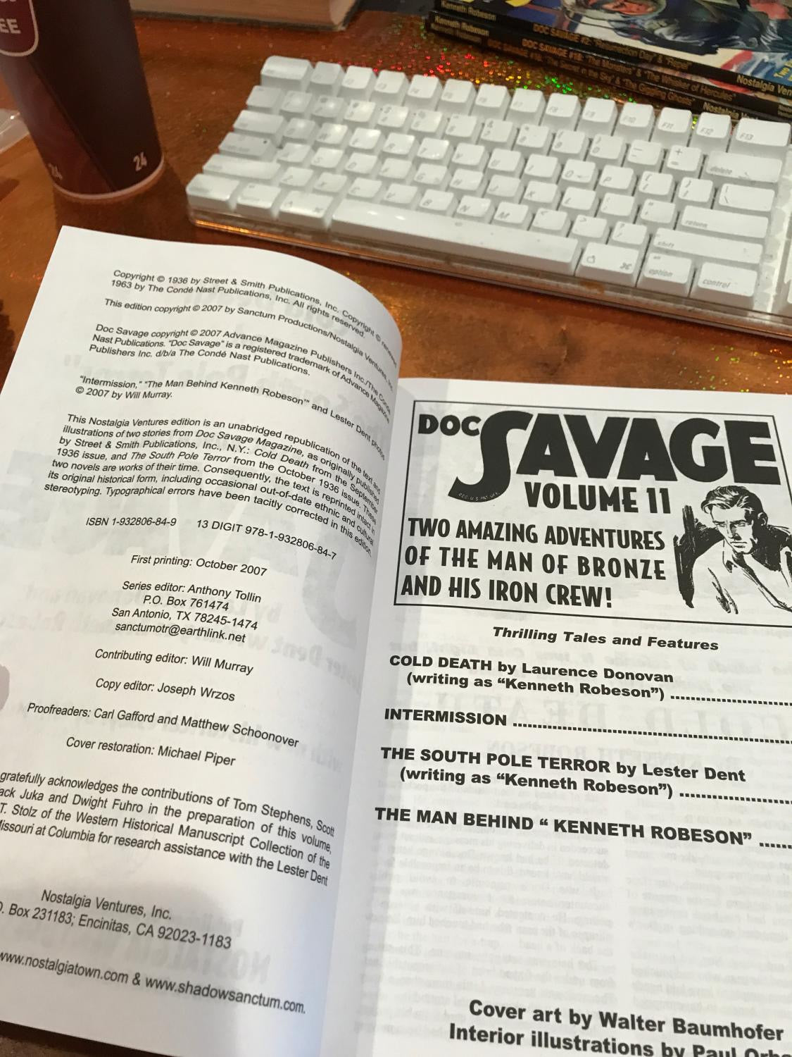 DOC SAVAGE # 11 COLD DEATH & THE SOUTH POLE TERROR