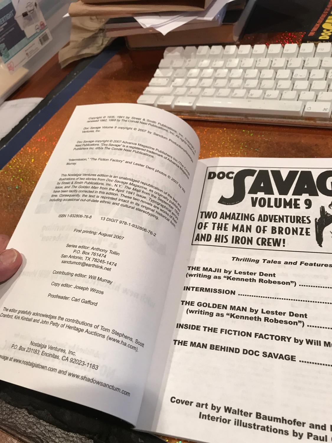 DOC SAVAGE # 9 THE MAJII & THE GOLDEN MAN