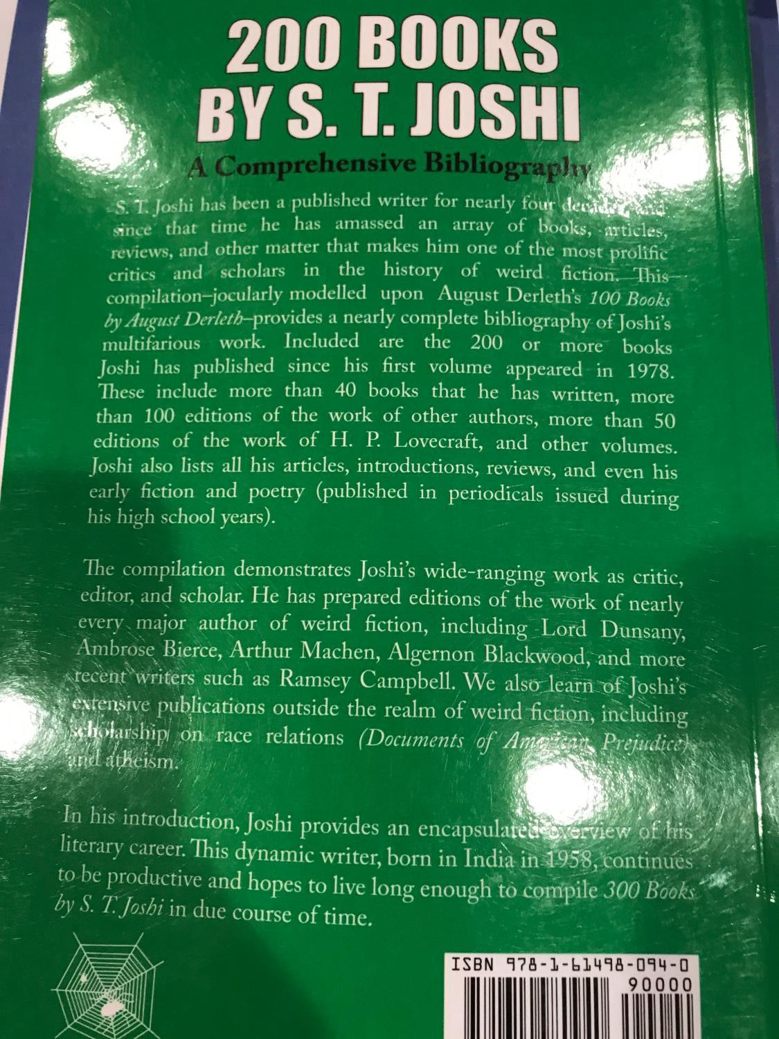 200 BOOKS BY S.T. JOSHI