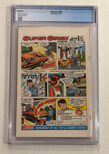 Batman #300 CGC 6.0