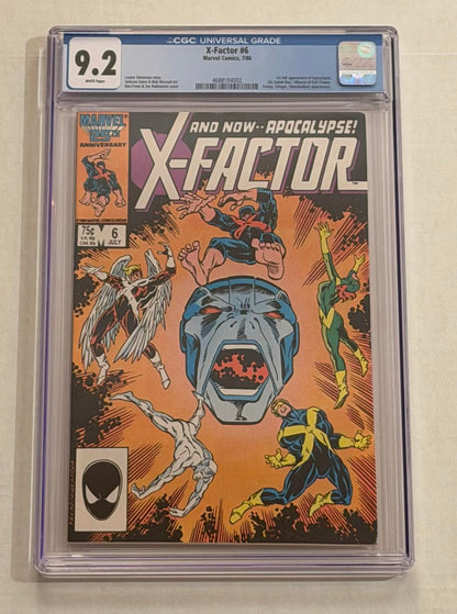 X-Factor #6 CGC grade 9.2