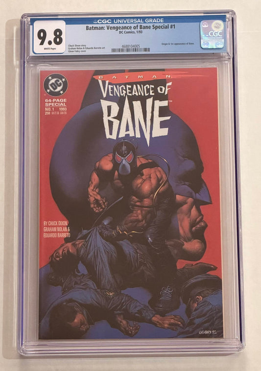 BATMAN: Vengence Of Bane Special #1  CGC 9.8