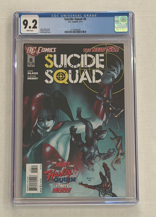 Suicide Squad #6 ( new 52 ) GRADED CGC 9.2
