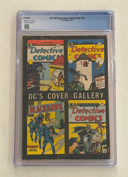DC 100 page Super Spectacular #20 CGC graded 5.5