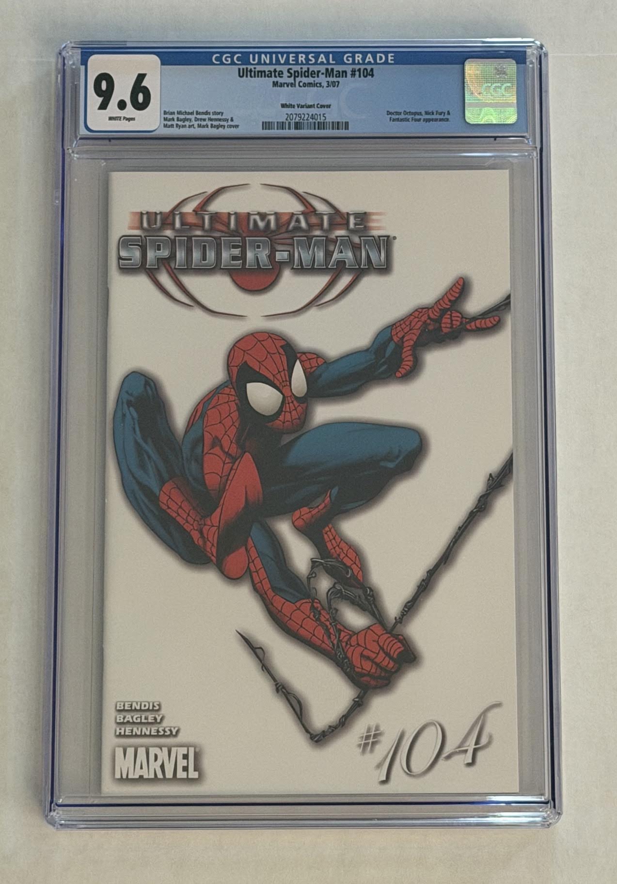 Ultimate Spiderman- 104  graded 9.6