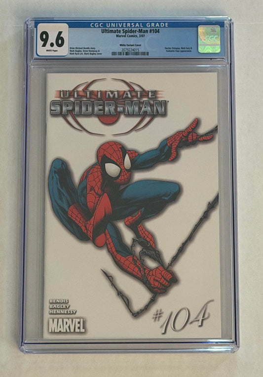 Ultimate Spiderman- 104  graded 9.6