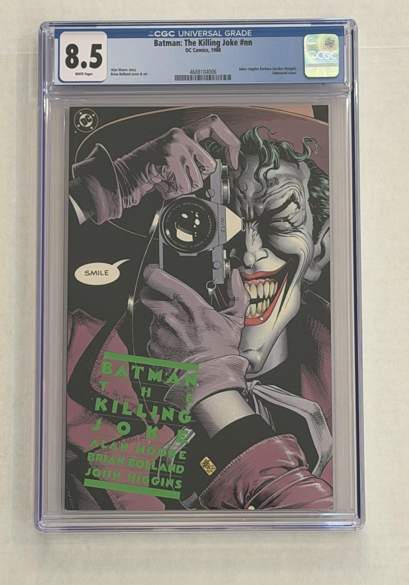 The Killing Joke 1st printing CGC 8.5