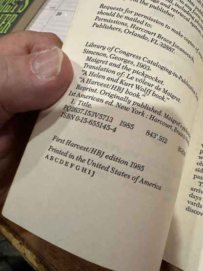 Maigret and the Pickpocket