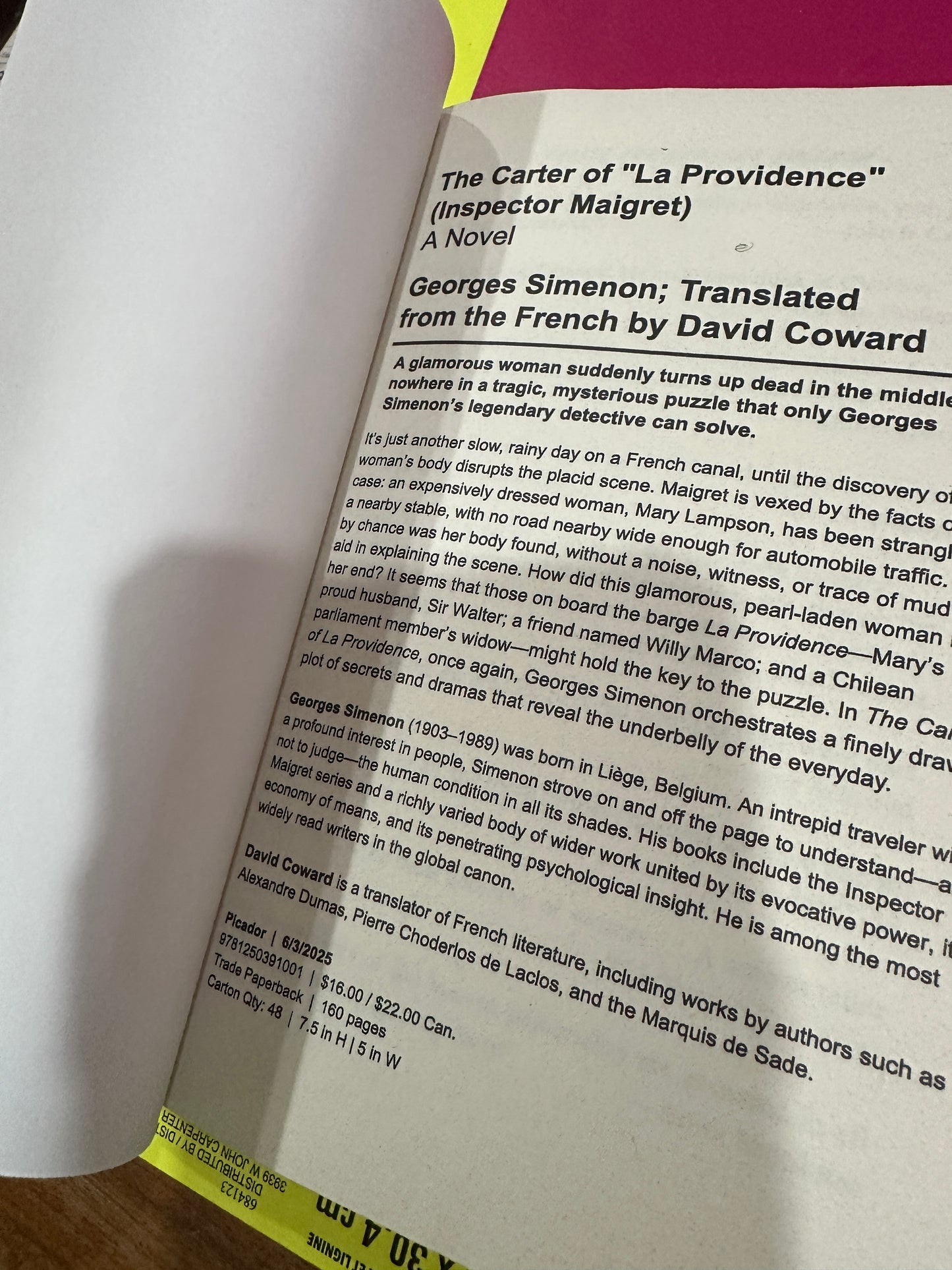 The Carter of La Providence