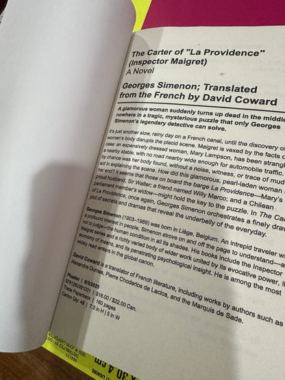 The Carter of La Providence