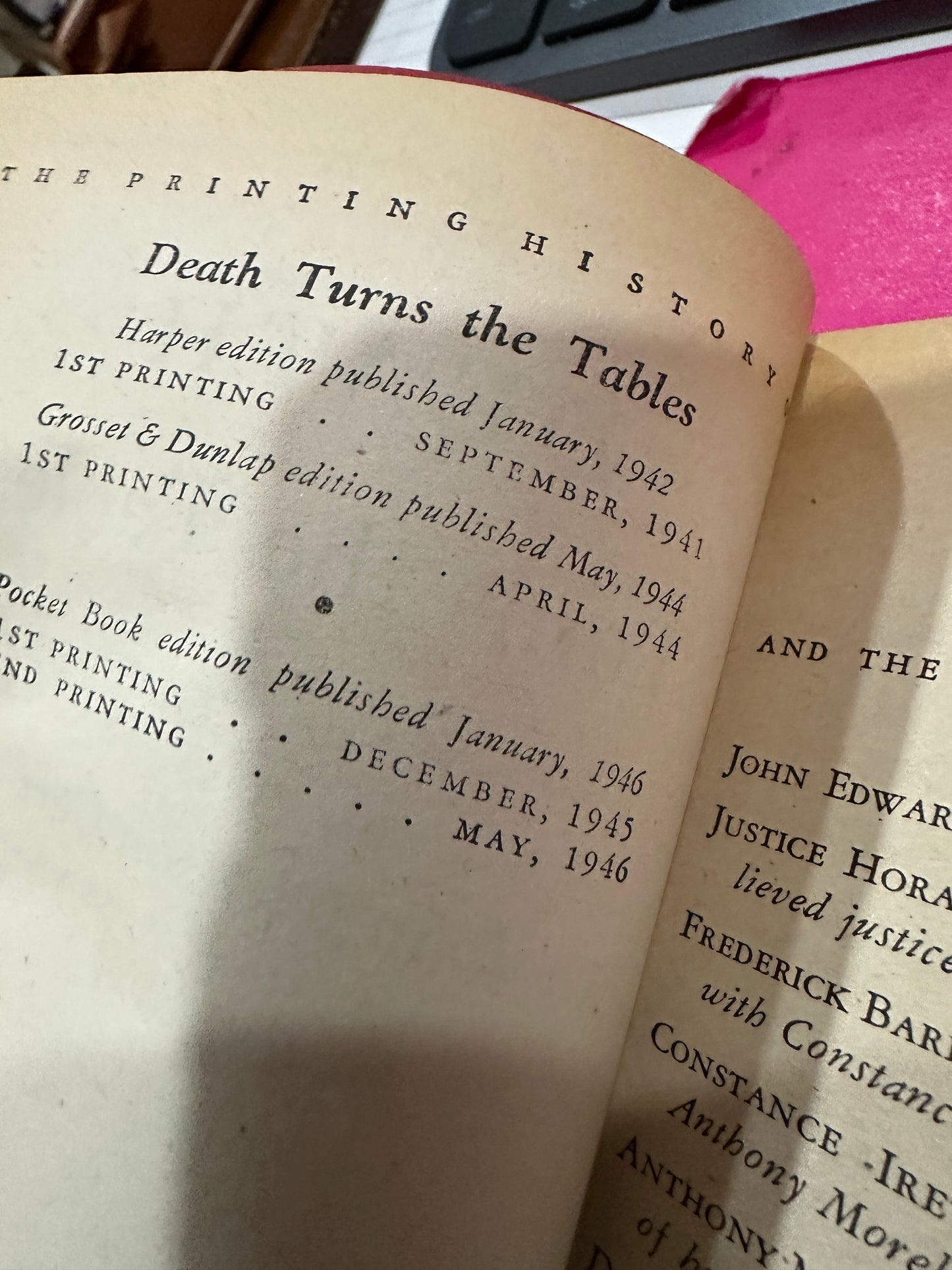 Death Turns the Tables