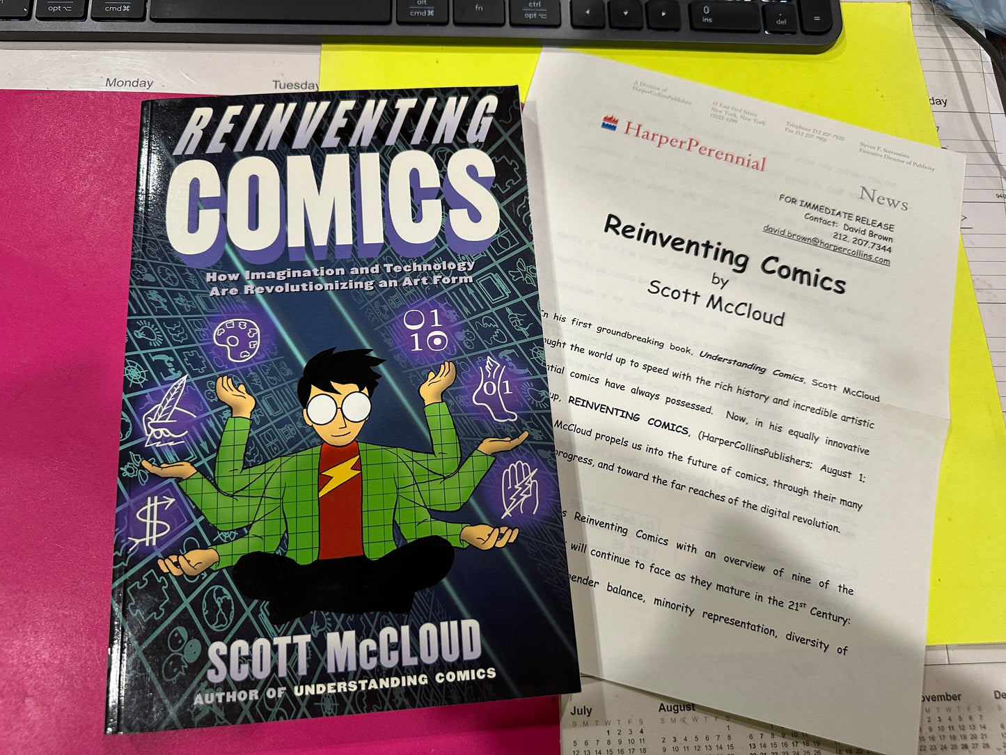 Reinventing Comics ( review copy 1st ed)
