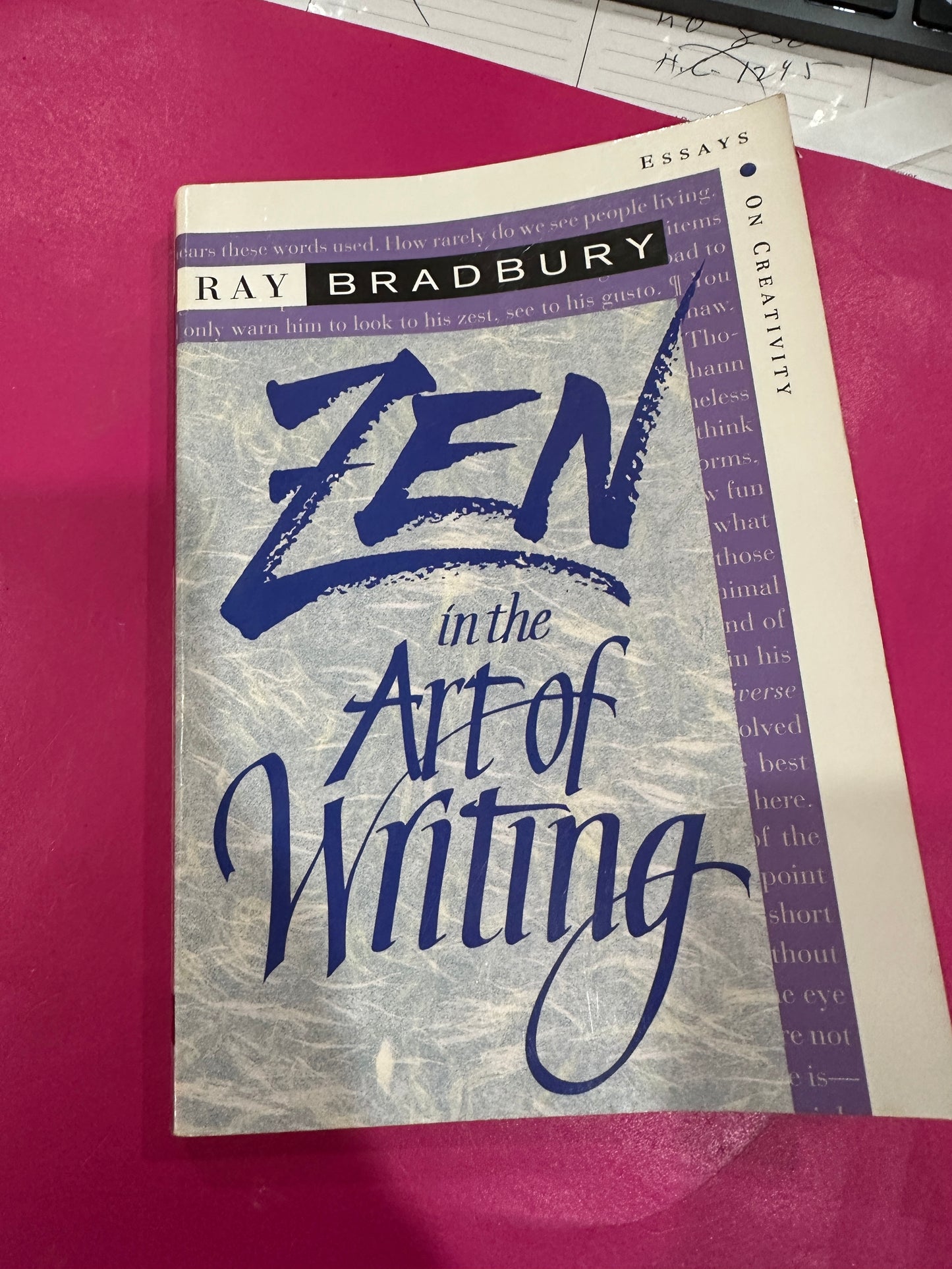 Zen in the Art of Writing ( signed) RayBradbury