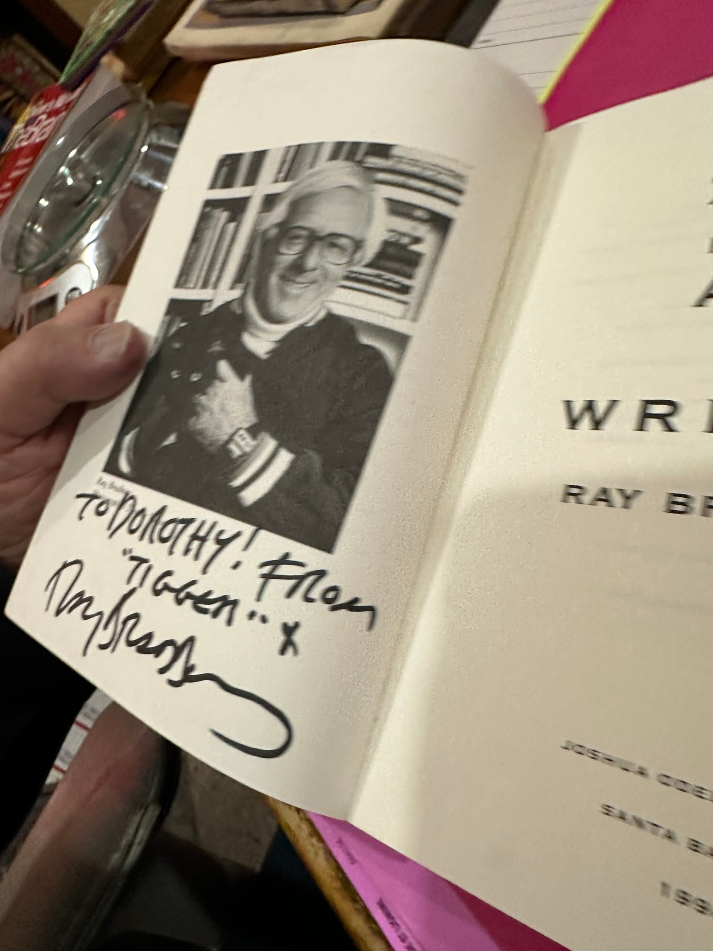 Zen in the Art of Writing ( signed) RayBradbury