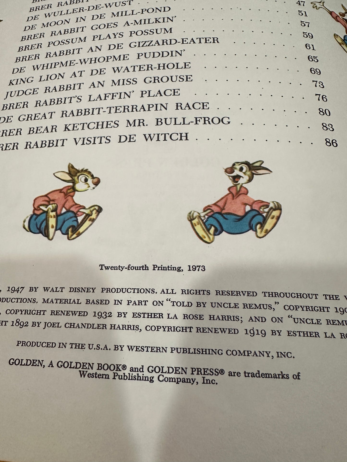 Walt Disney's Uncle Remus Stories
