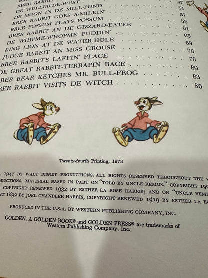 Walt Disney's Uncle Remus Stories