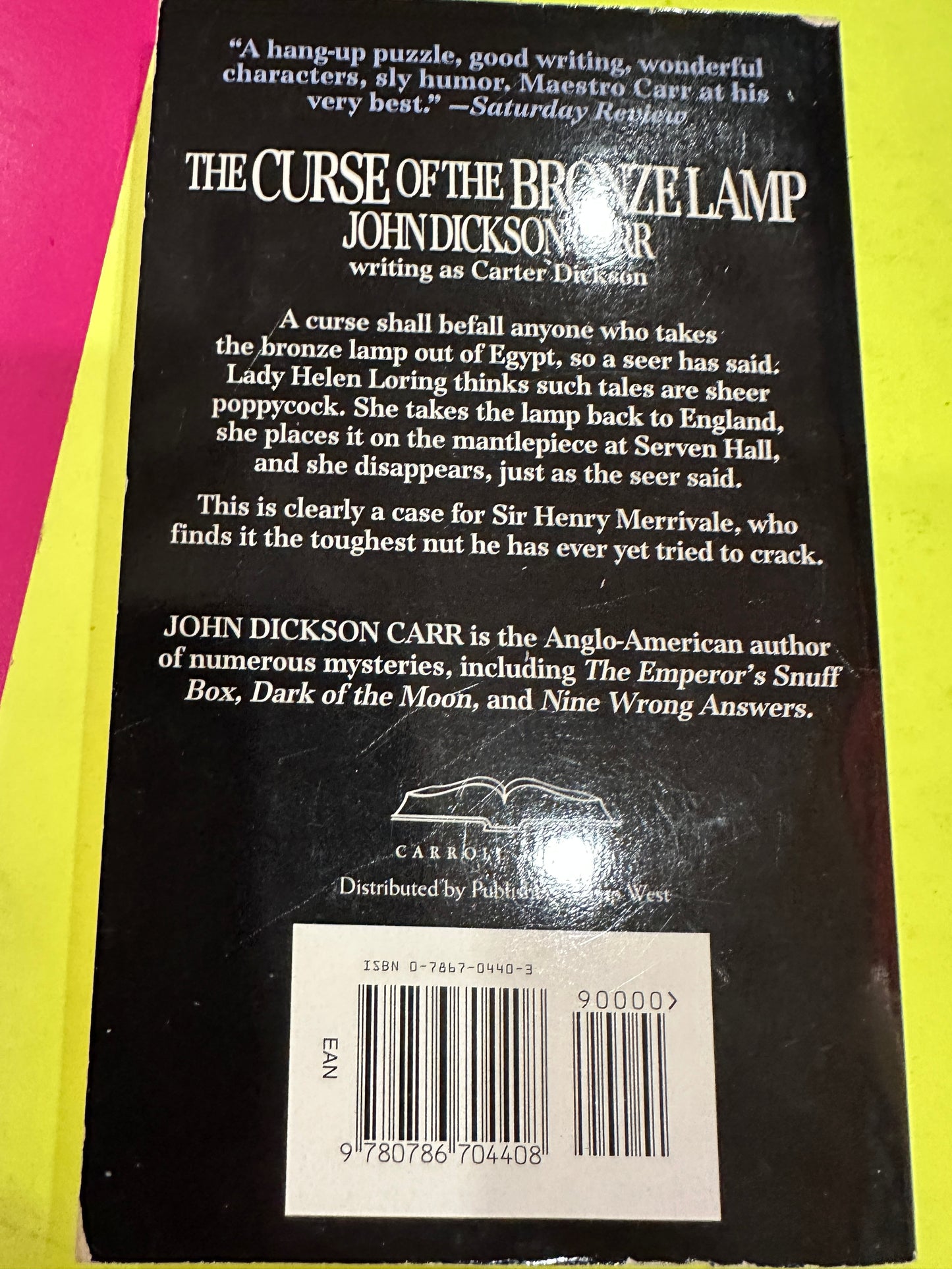 The Curse of the Bronze Lamp
