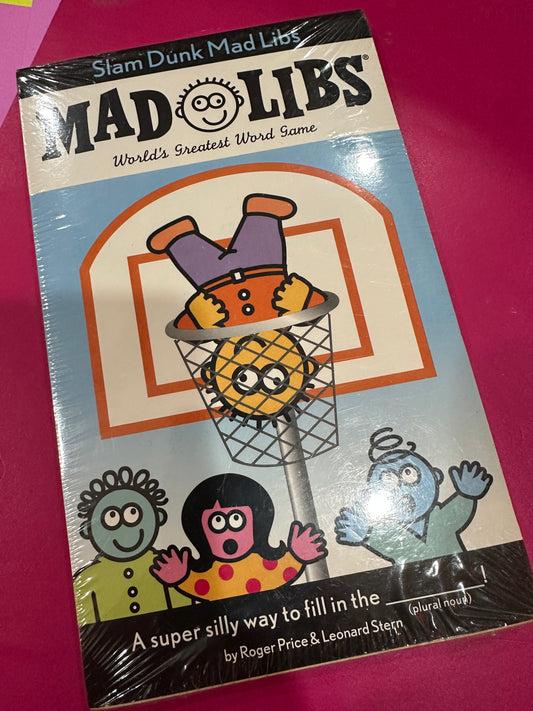 Off-the -Wall Mad Libs ( sealed) with Slam Dunk Mad Libs