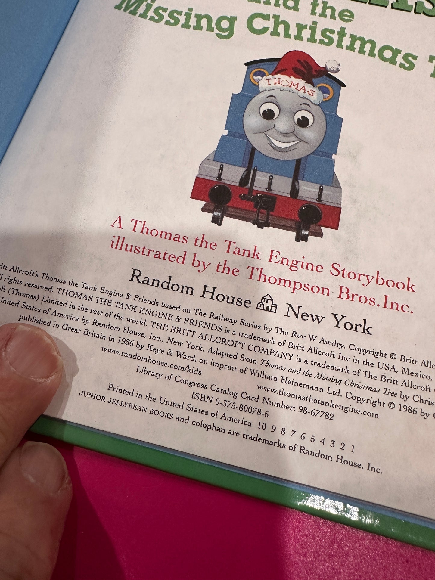 Thomas and the Missing Christmas Tree ( first ed)