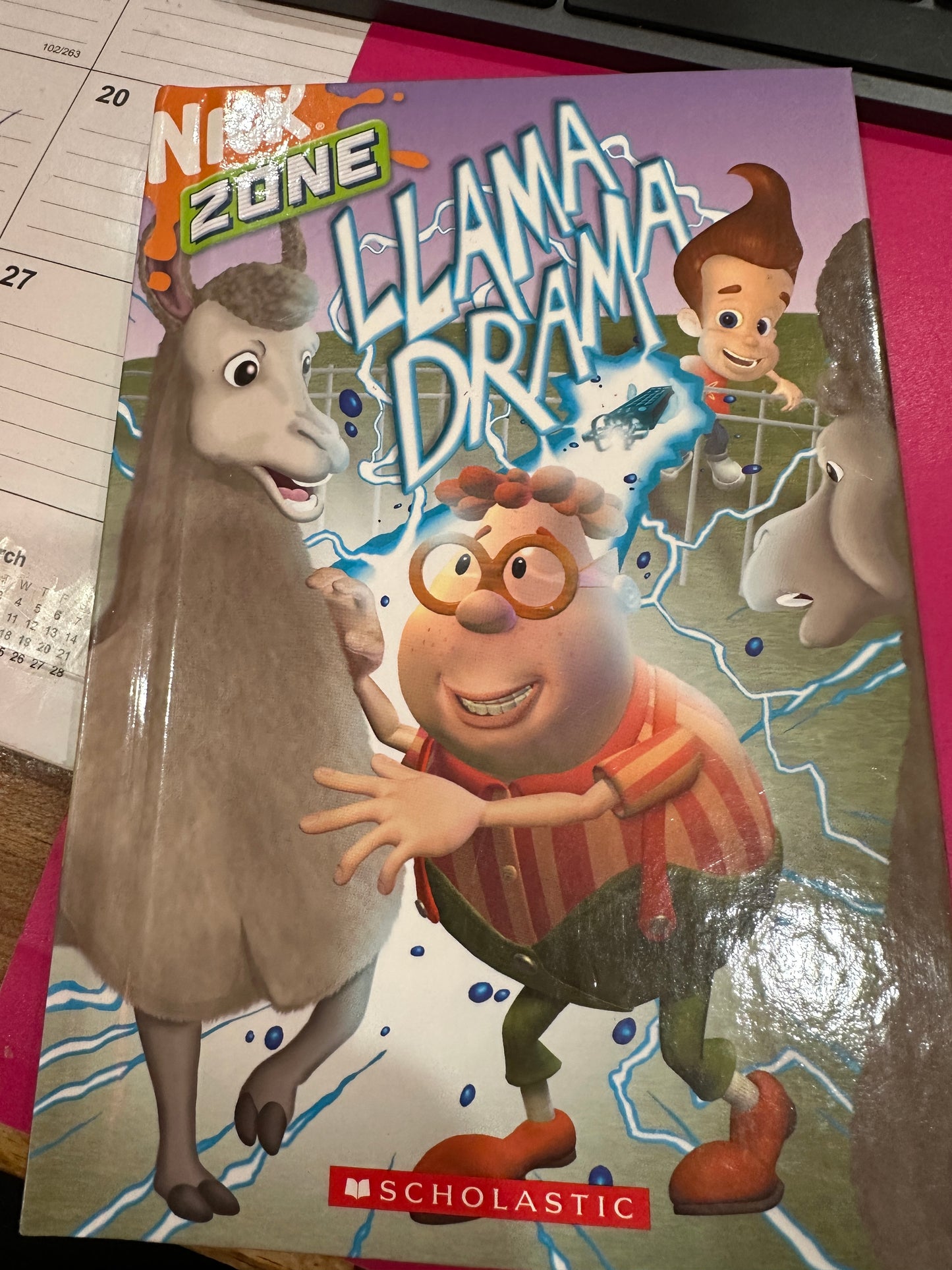 the adventures of Jimmy Neutron LLama Drama