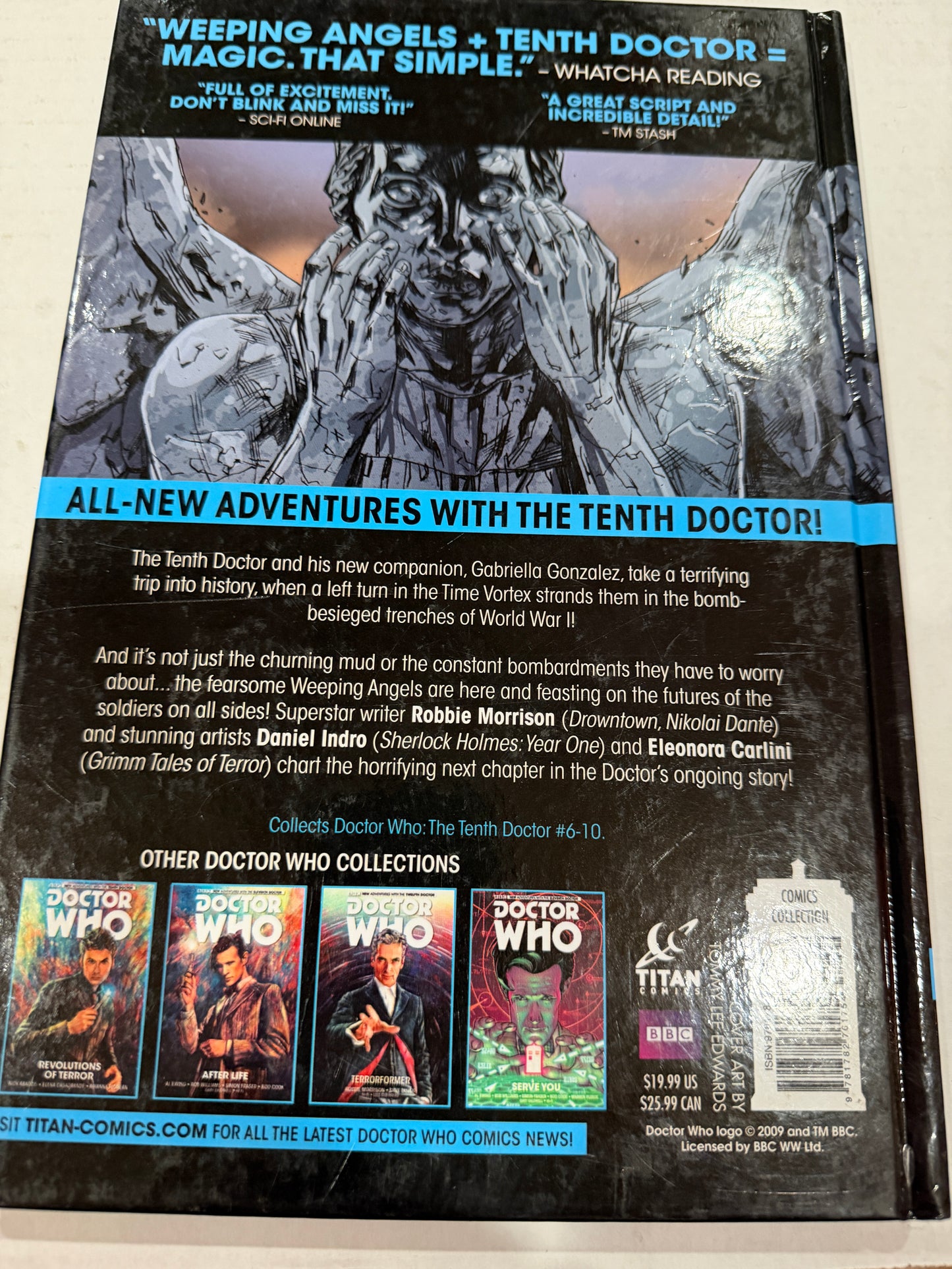 DR WHO: The Weeping Angels of Mons by Robbie Morrison