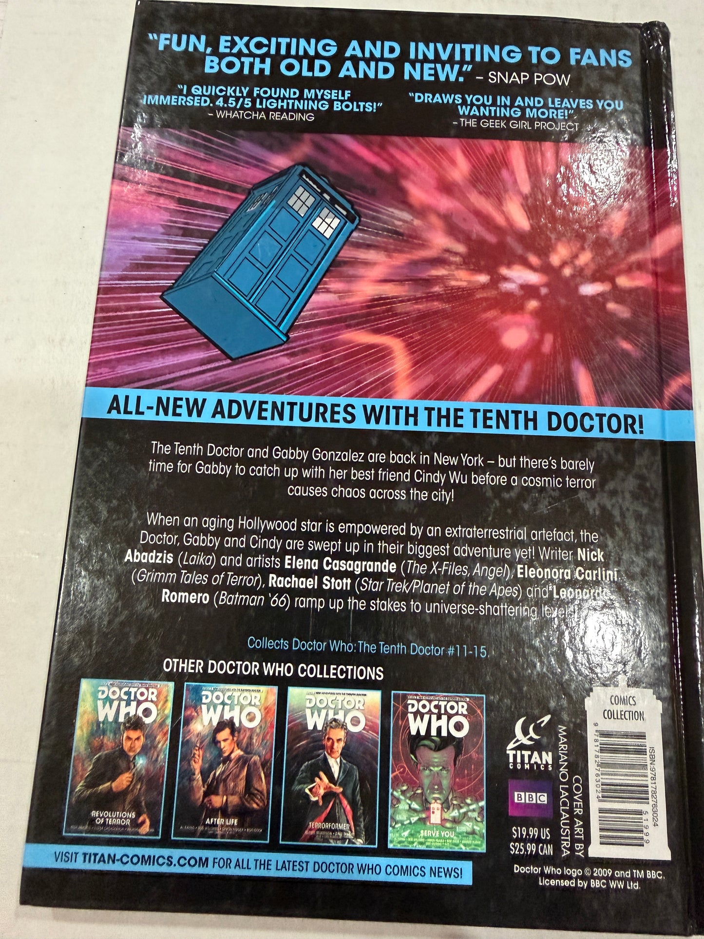 DR WHO: The Fountains of Forever by Nick Abadzis