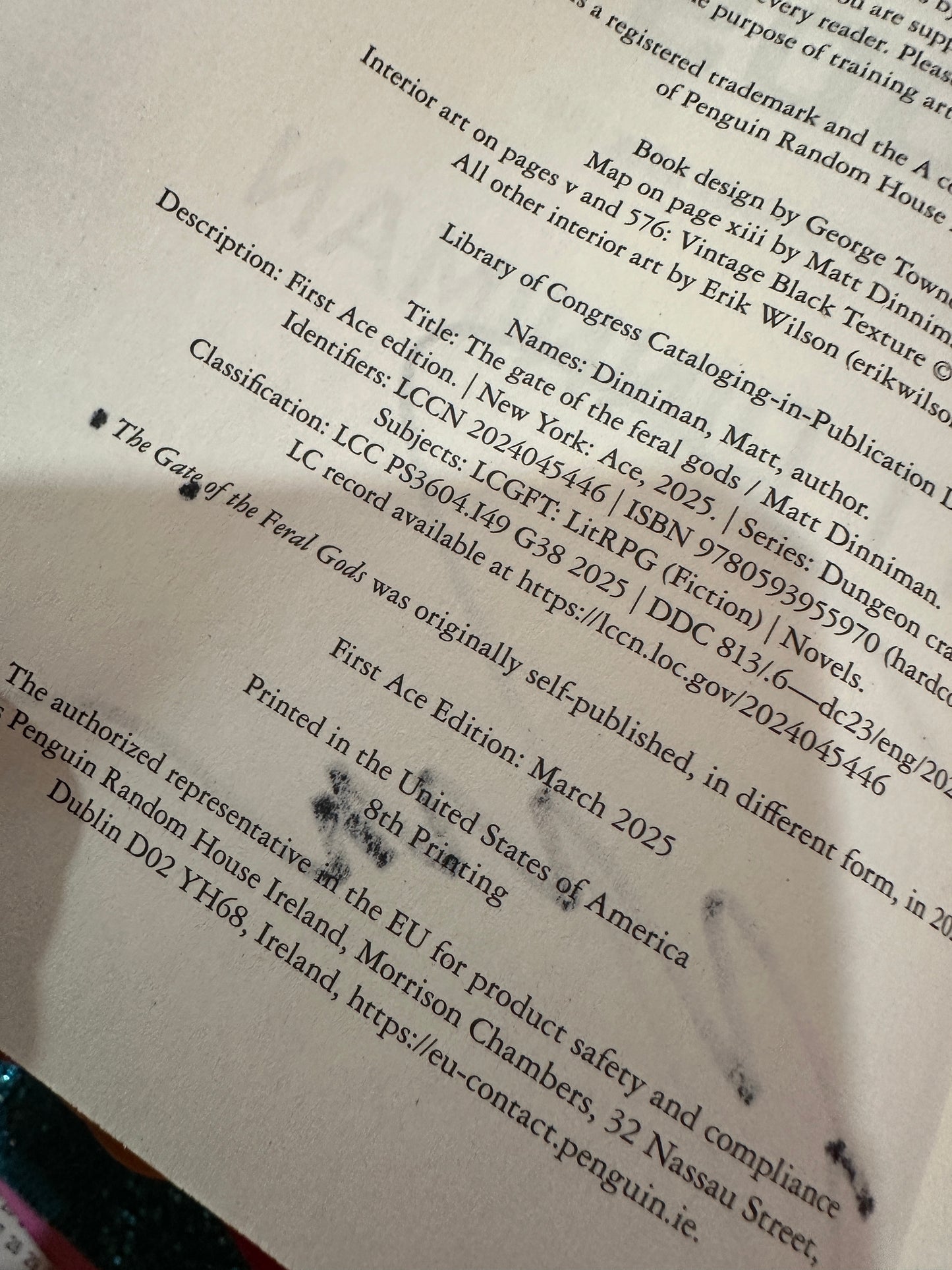The Gates of the Feral Gods  Signed)
