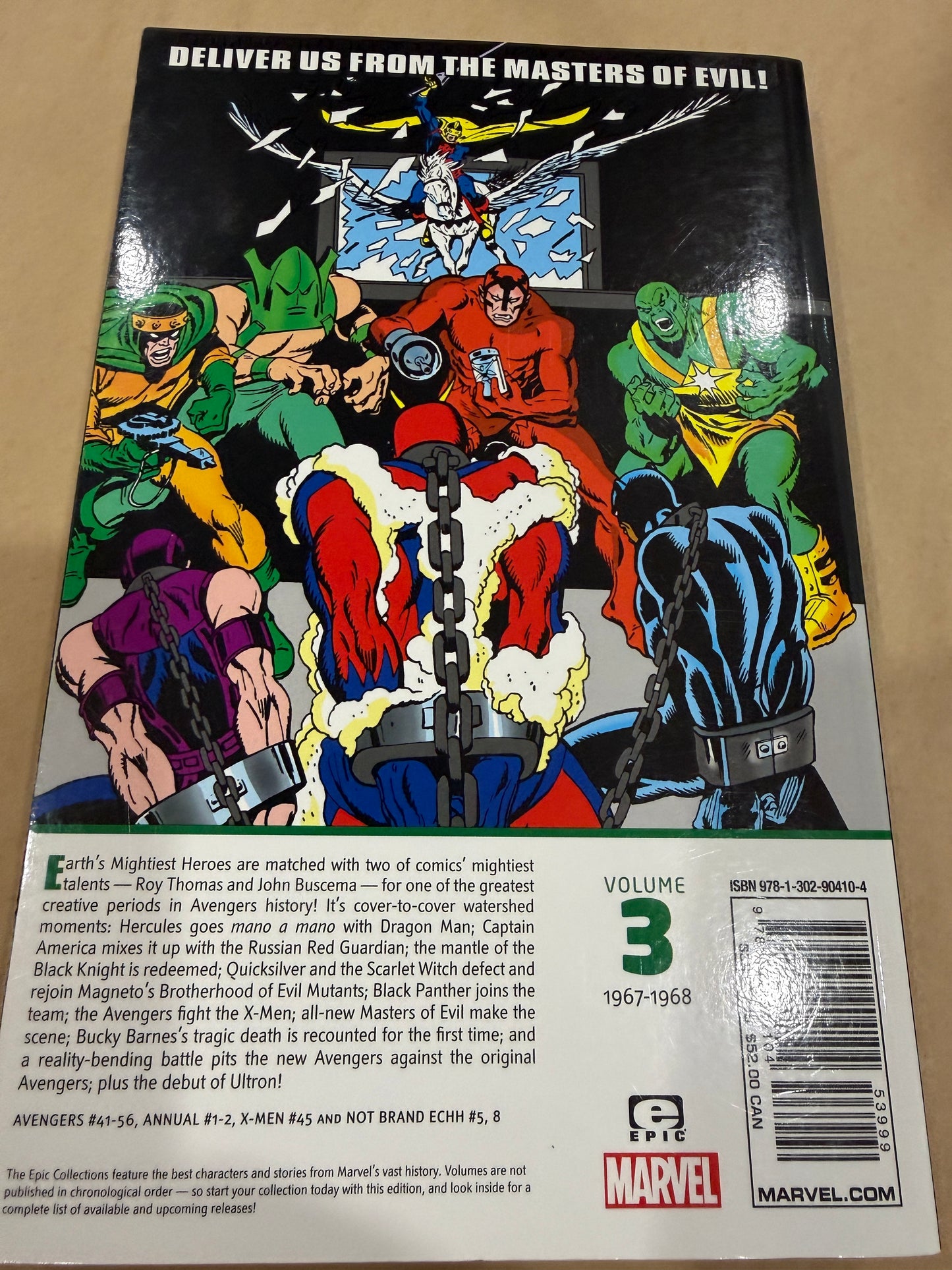 Epic Collection The Avengers #7 The Masters of Evil