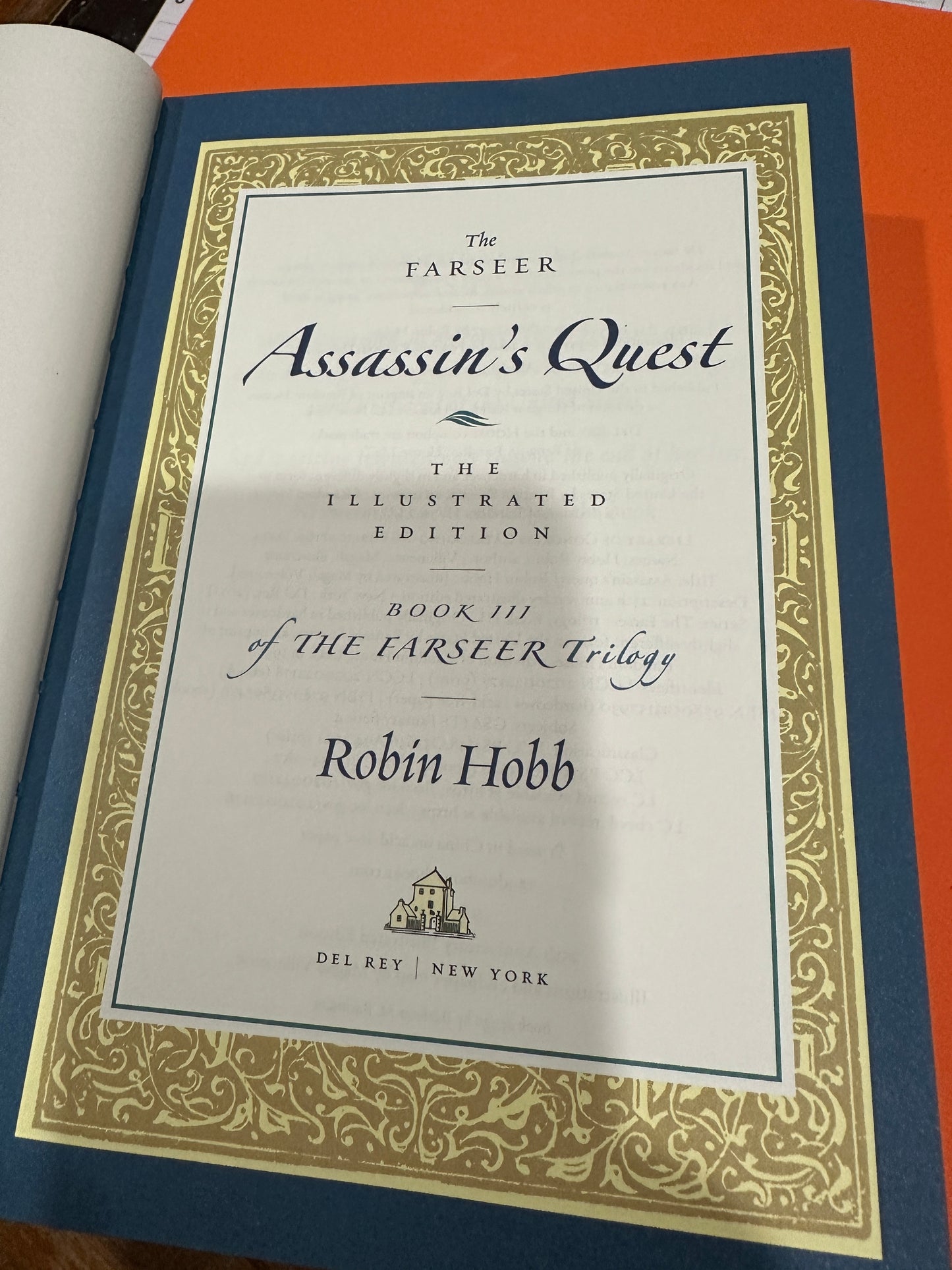 Asssassin's Quest (the Illustrated edition)