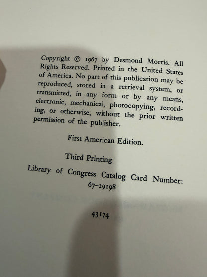 The Naked Ape By Desmond Morris