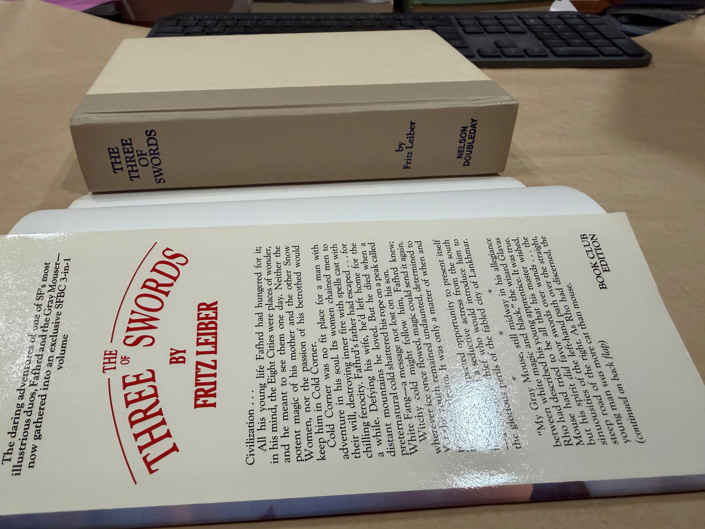 The Three Swords    by Fritz Leiber (book club)