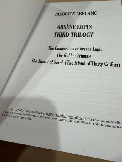Arsene Lupin: The Third Trilogy