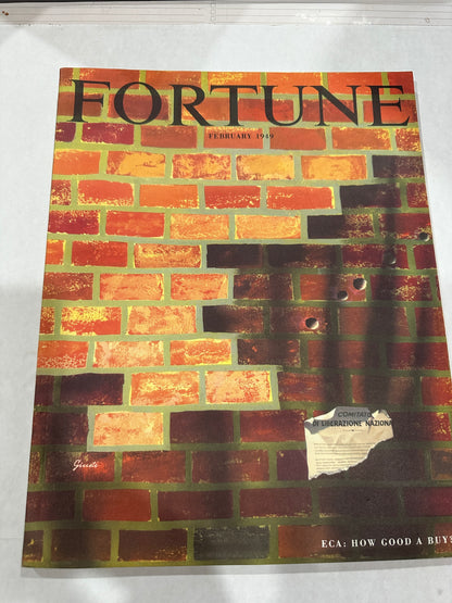 Fortune Magazine  Febuary 1949 complete