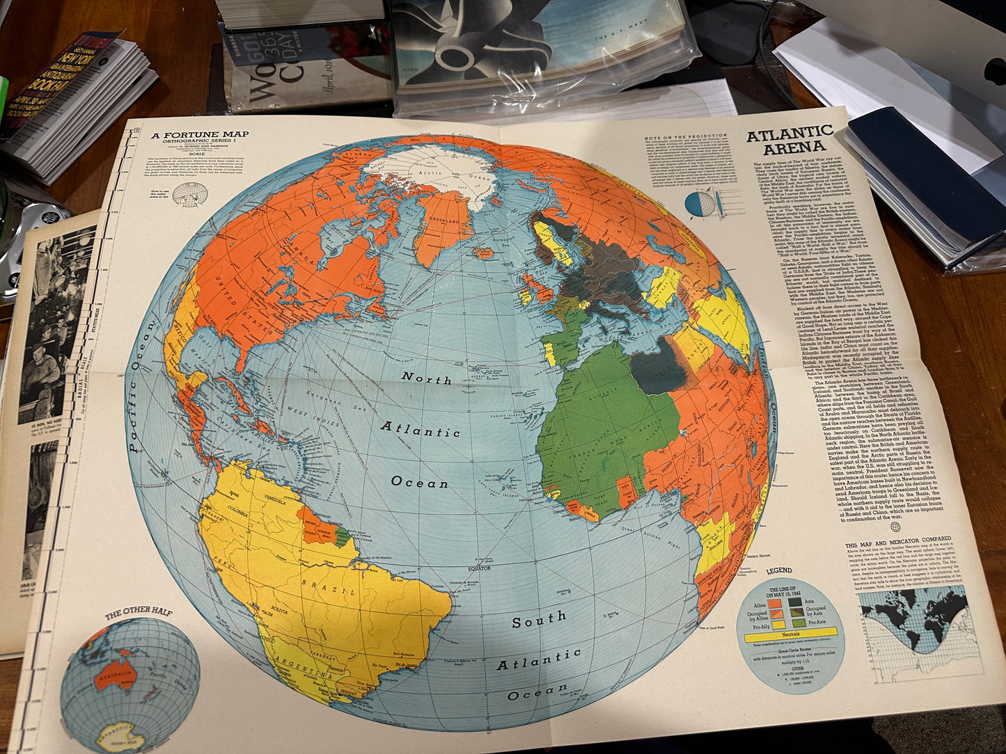Fortune Magazine  June 1942 complete ( complete with map)