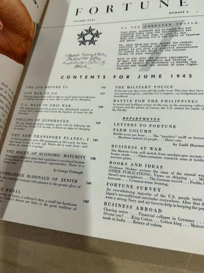 Fortune  June 1945