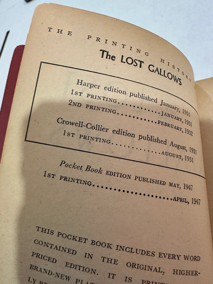 THE LOST GALLOWS