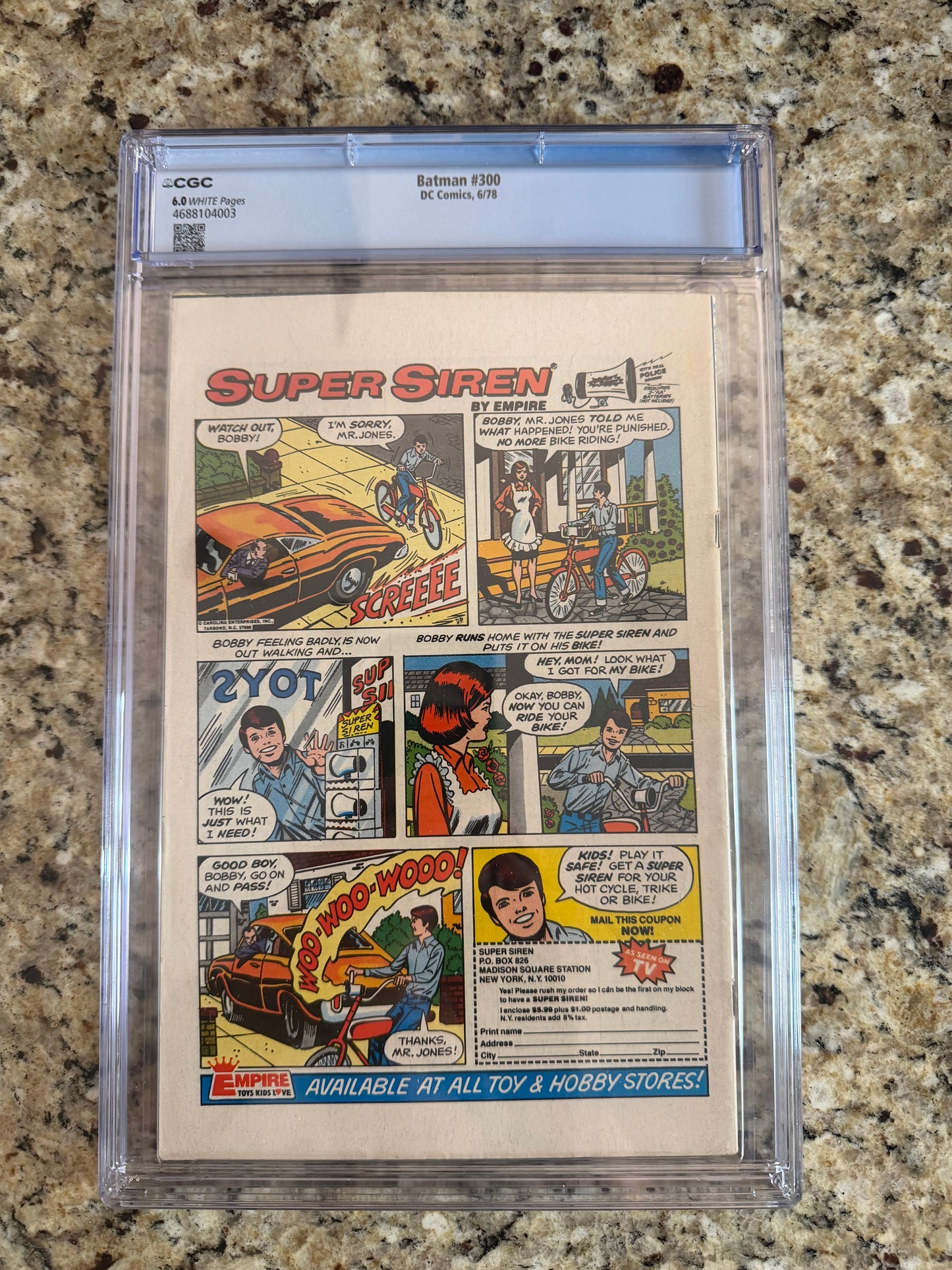 Batman #300  CGC Grade 6.0