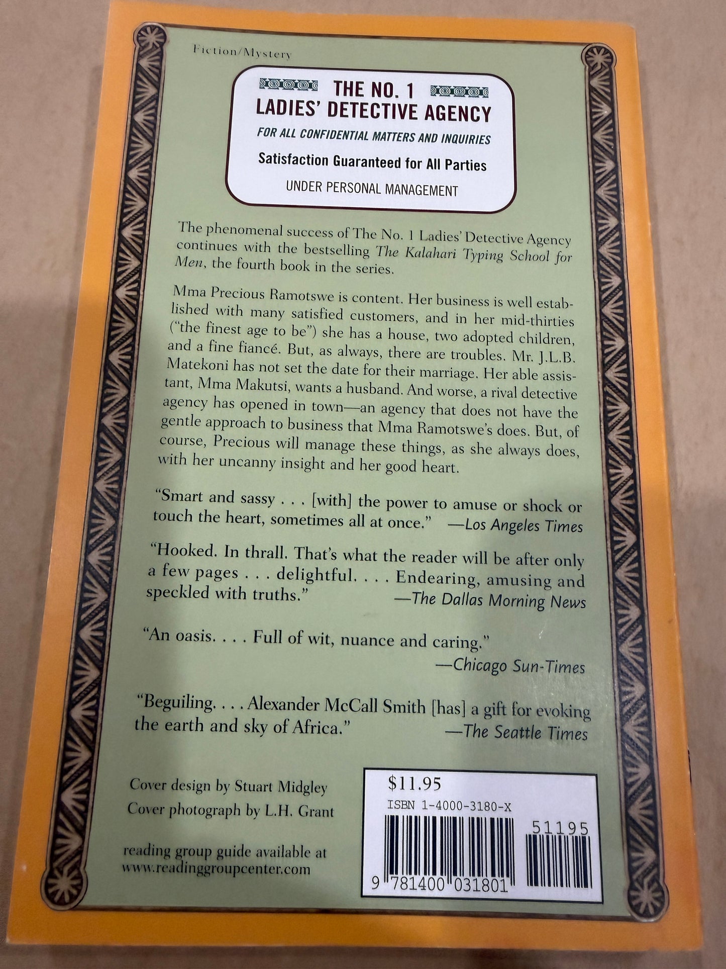 The Kalahari Typing School For Men