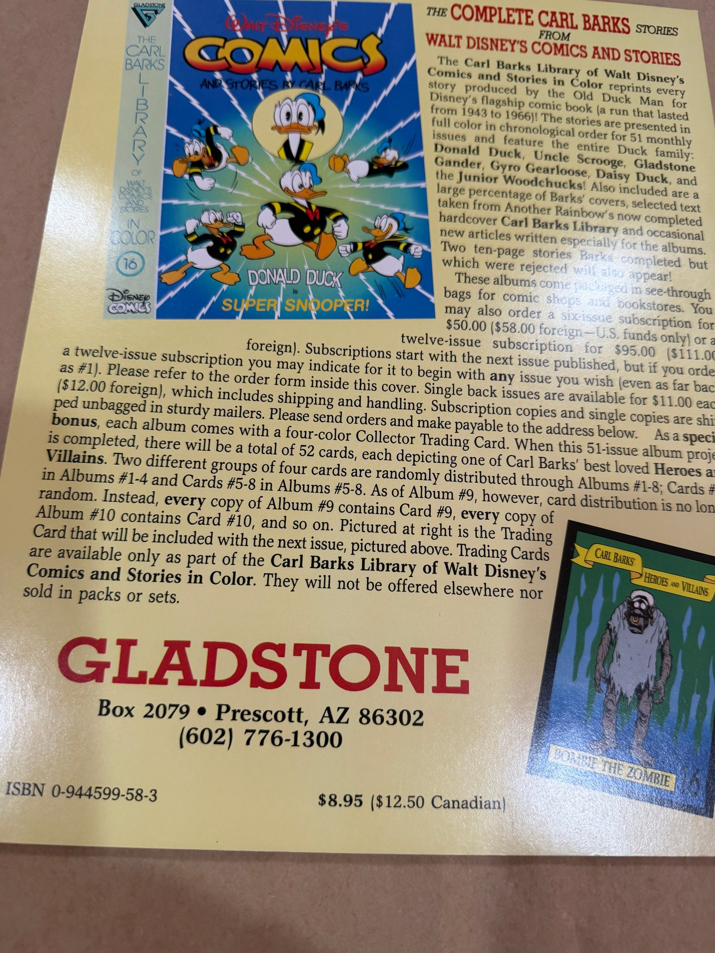 The Carl Barks Library of WD comics and stories # 15