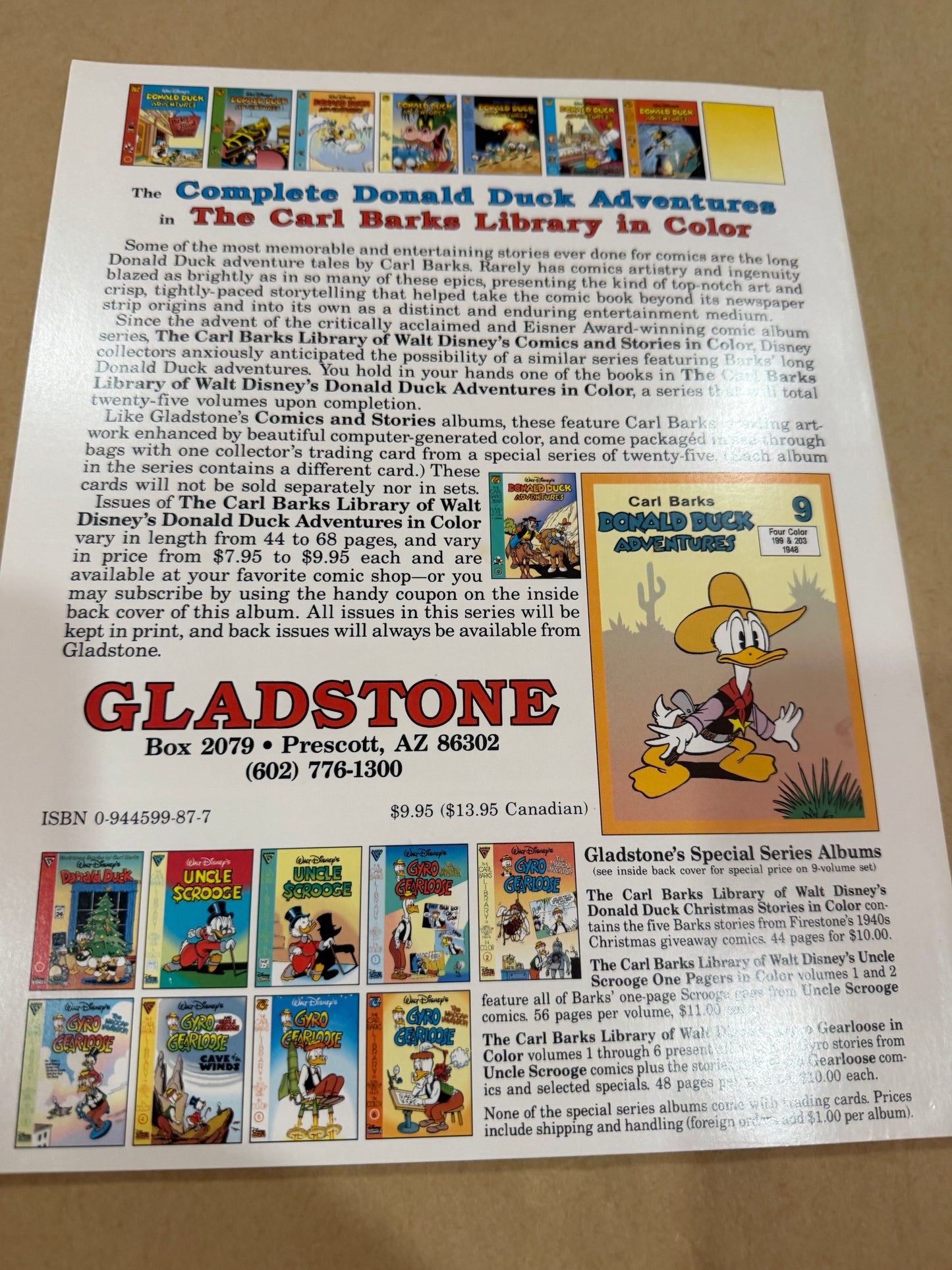 The Carl Barks Library of Donald Duck Adventures # 8
