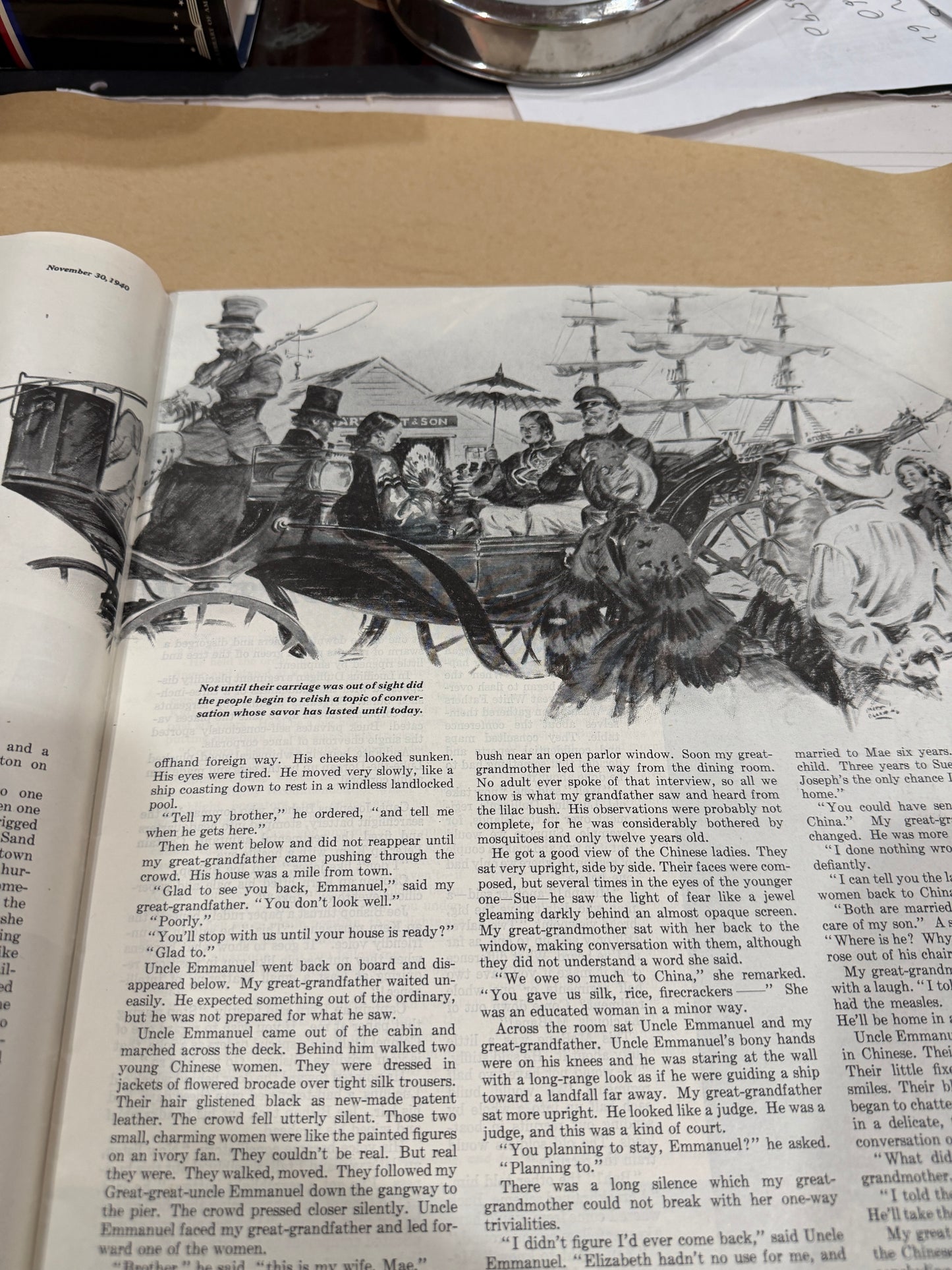 Saturday Evening Post Nov 30, 1940  Norman Rockwell cover